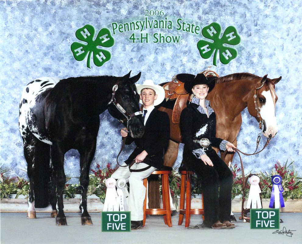 Zipped in Black Magic at the Pennsylvania State 4-H Horse Show